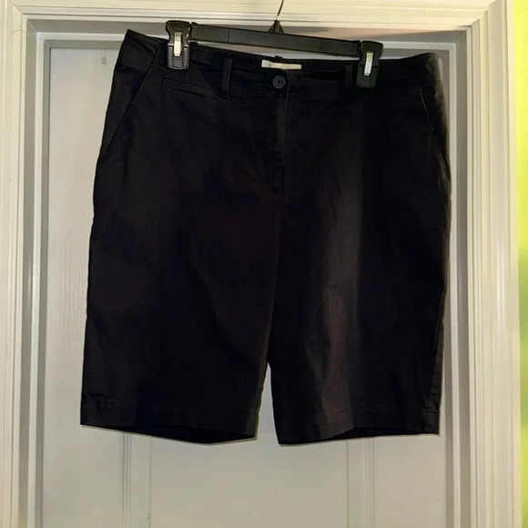 Talbots Navy Blue Bermuda Shorts - Picture 1 of 6
